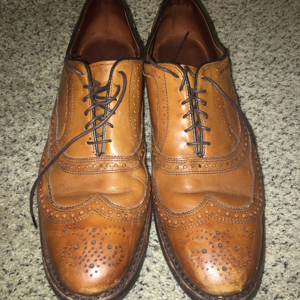Brown dress shoes
